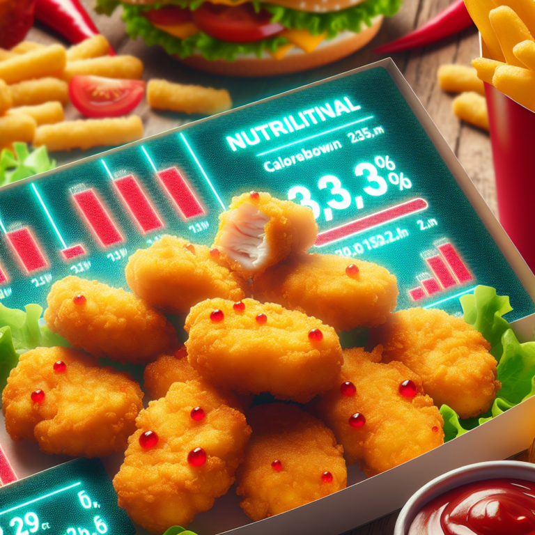 Chicken Nuggets Calories Mcdonaldʼs