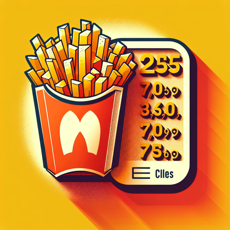 How Many Calories Are In A Large Fry From Mcdonaldʼs